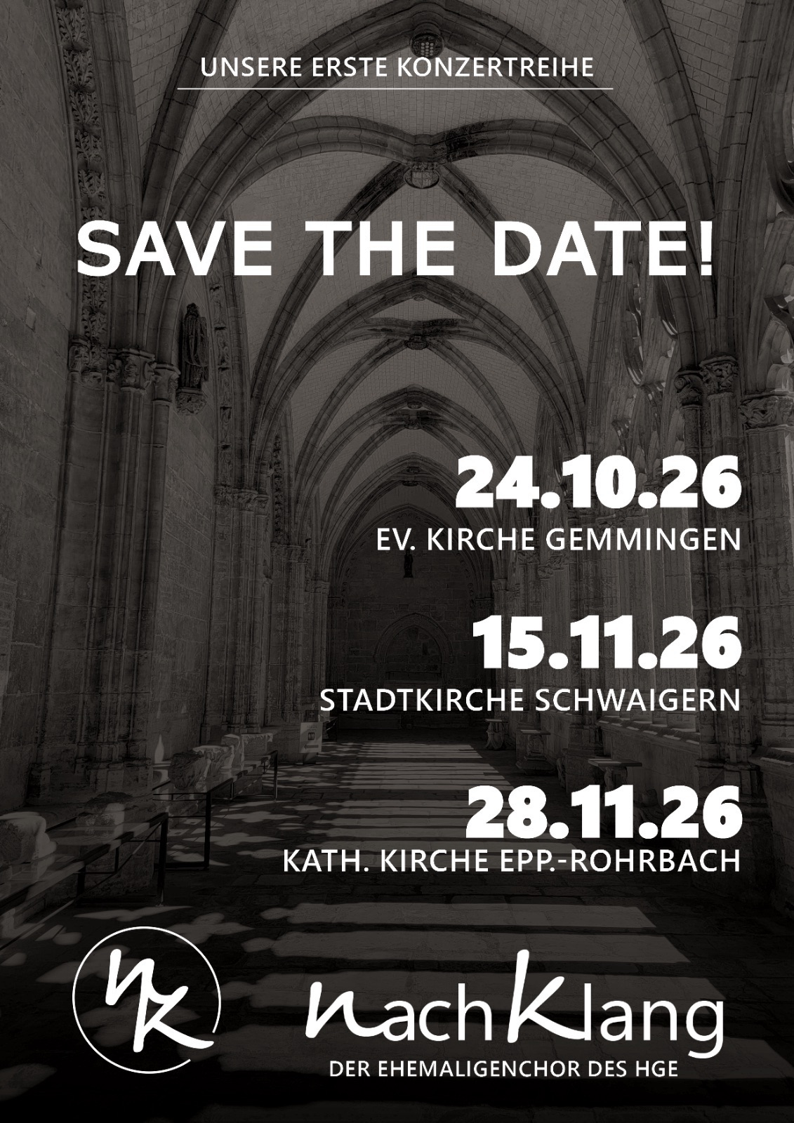 Save the Date: Konzertreihe Herbst 2026